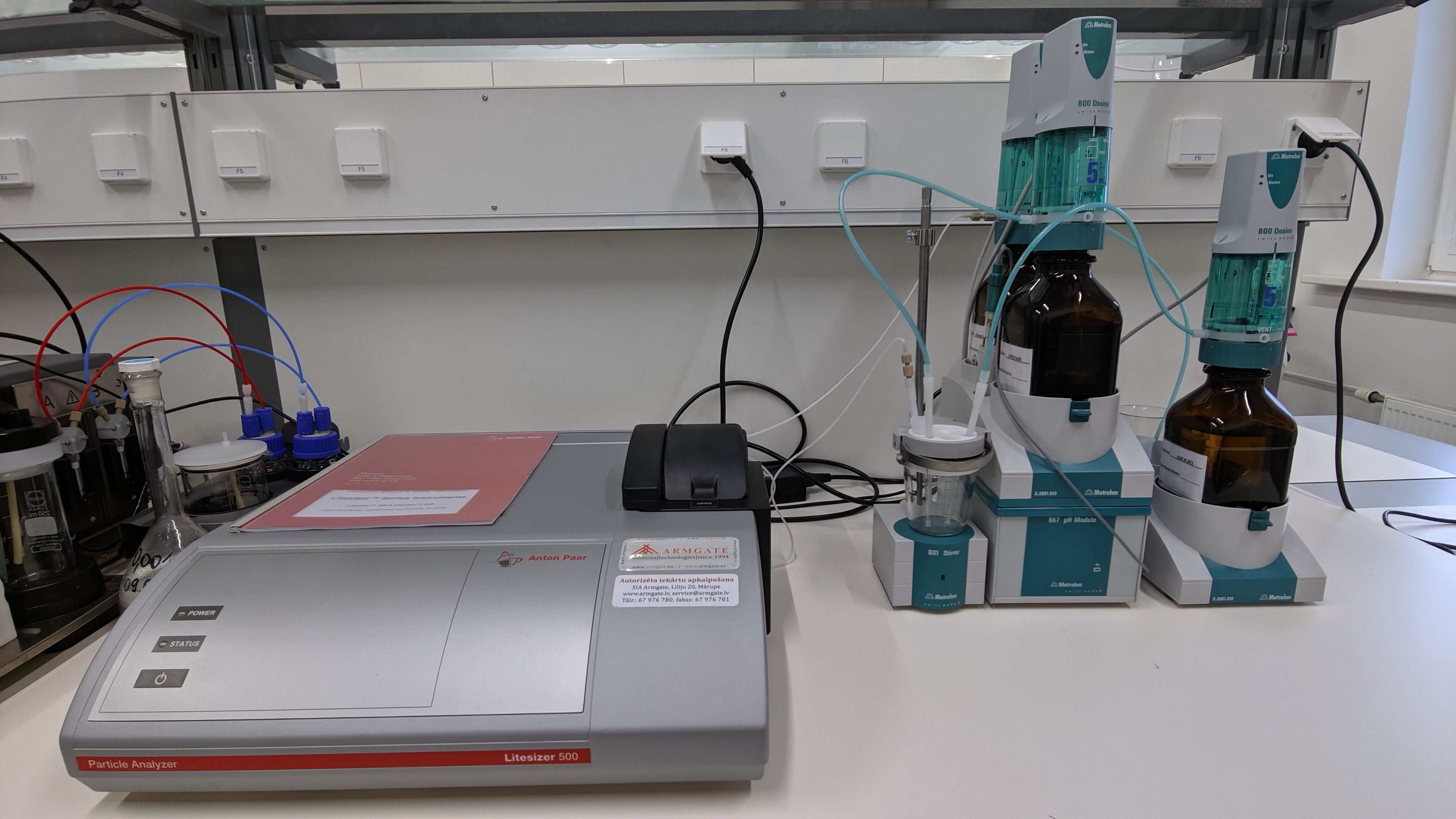 Picture of Particle size analysis/density and viscosity meter/surface potential equipment